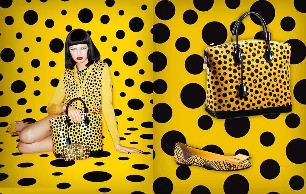 The famous polka dots of Yayoi Kusama are all over Louis Vuitton